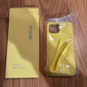 Rhode Summer Lip Case iPhone 14 Limited Edition Yellow NIB